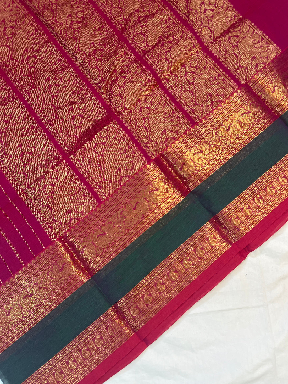 Premium Kanchi cotton -pink - Premium Weaves