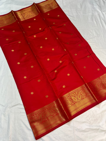 Banarasi silk - red