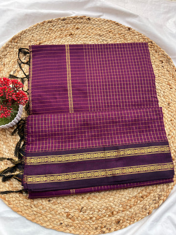Kalyani cotton full wine gab