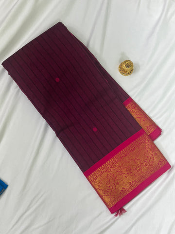 Chettinad cotton-dark pink - butta