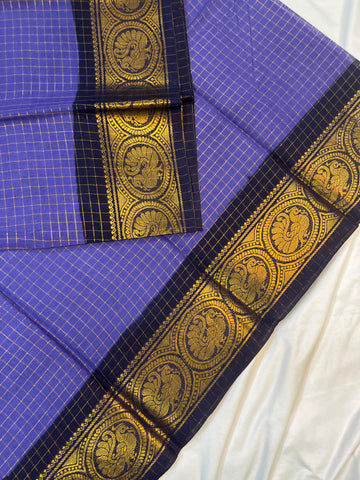 Sungudi cotton- lavandar