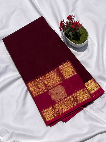 Chettinad cotton maroon & pink _annam