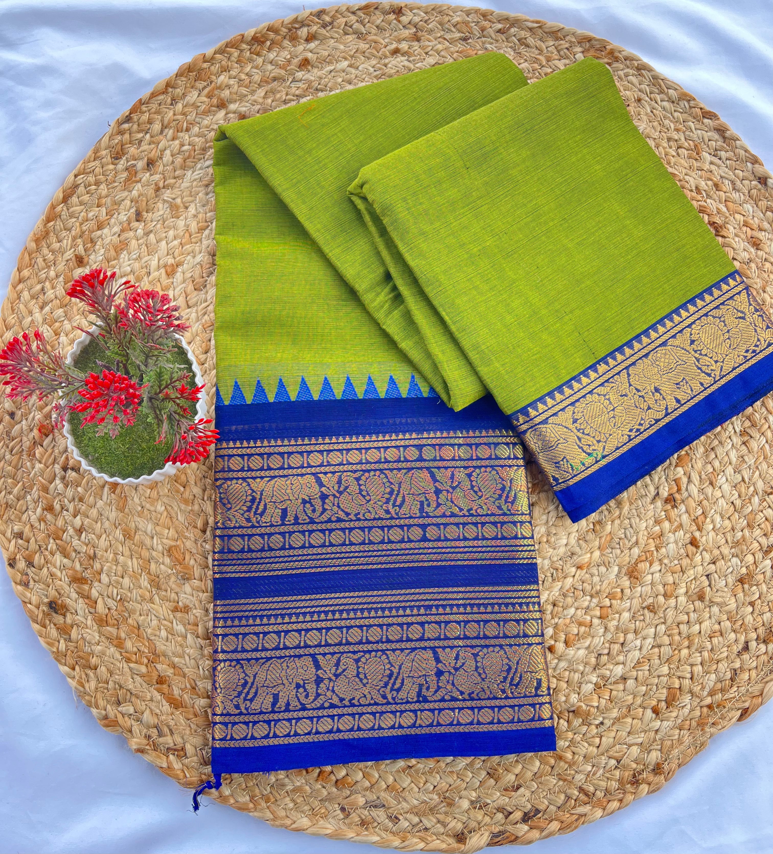 Chettinadu Cotton Green