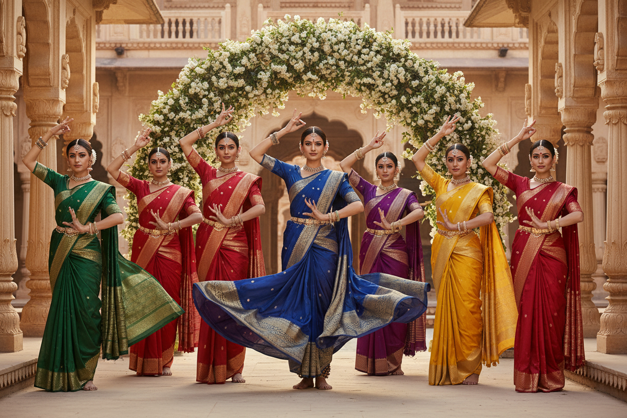 Sarees wearing women